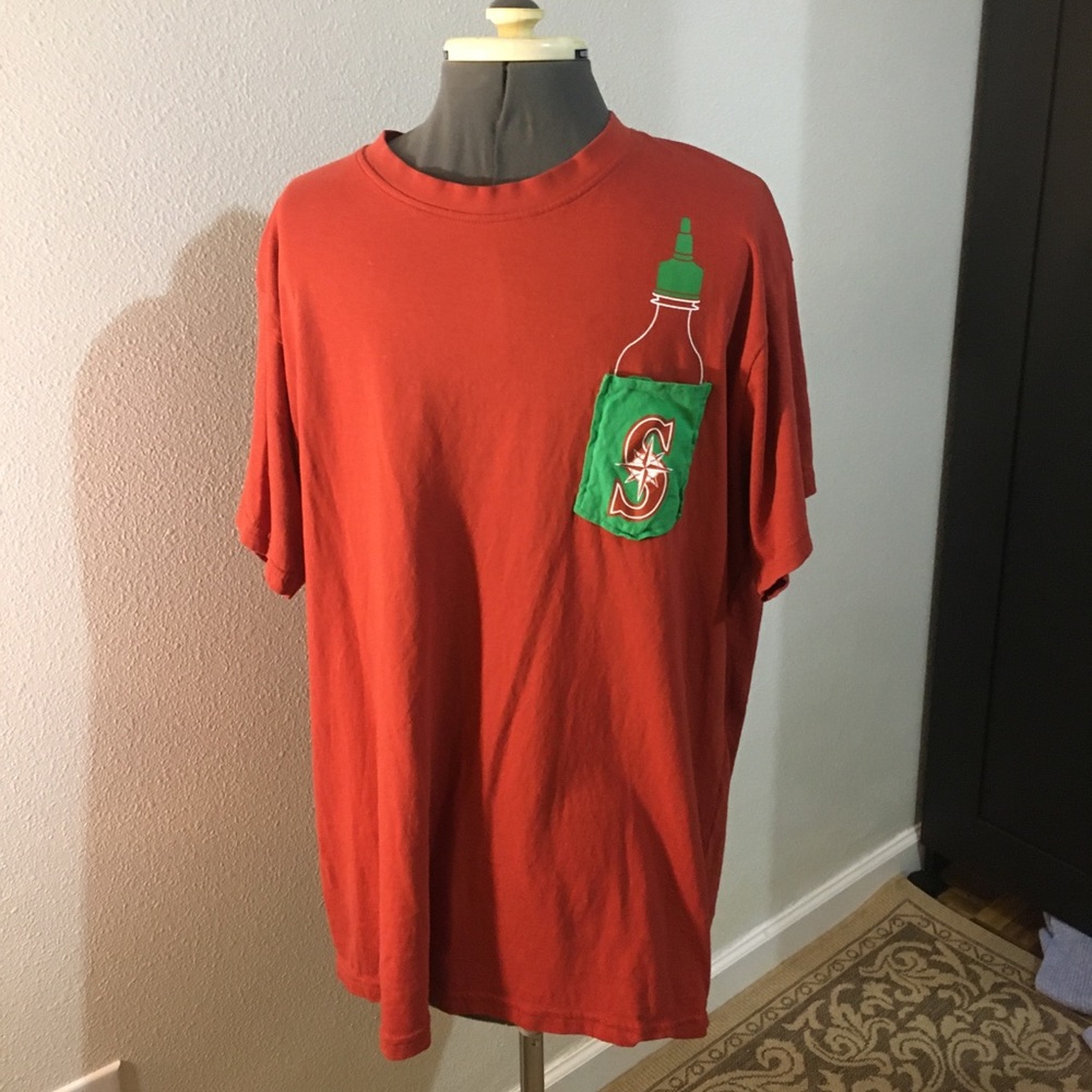 Seattle Mariners Sriracha Hot Sauce T-Shirt - XL